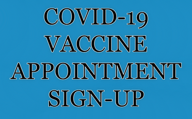 FAHC vaccine appointment button